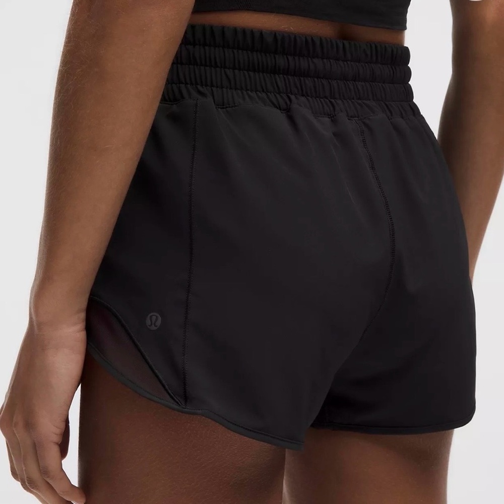 lululemon athletica Black Lightweight Running Shorts Size 4 Never Worn